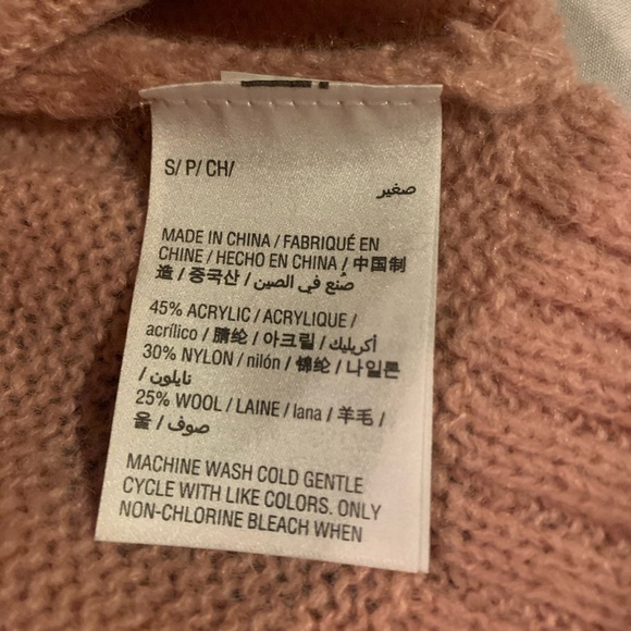 NWT Bar lll wool blend sweater pink size S - Picture 5 of 6